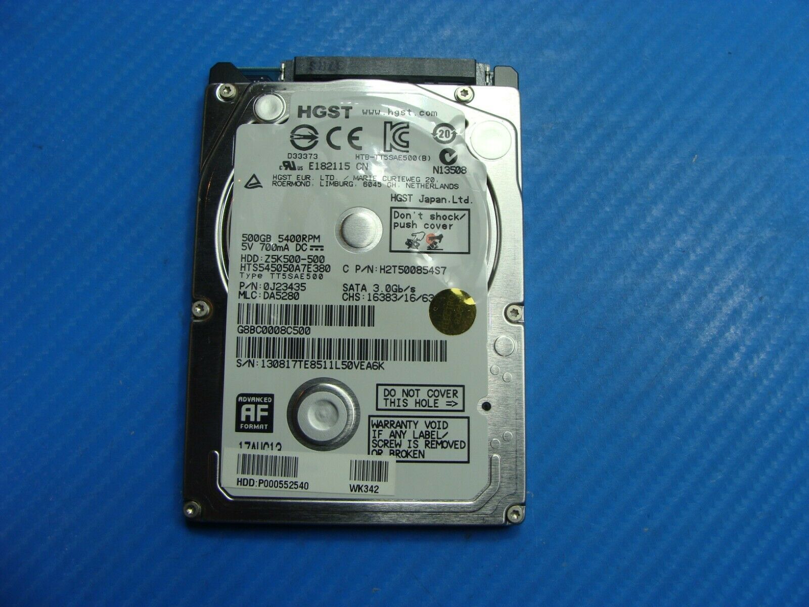 Toshiba C55D-A5381 HGST 500GB 5400RPM SATA 2.5