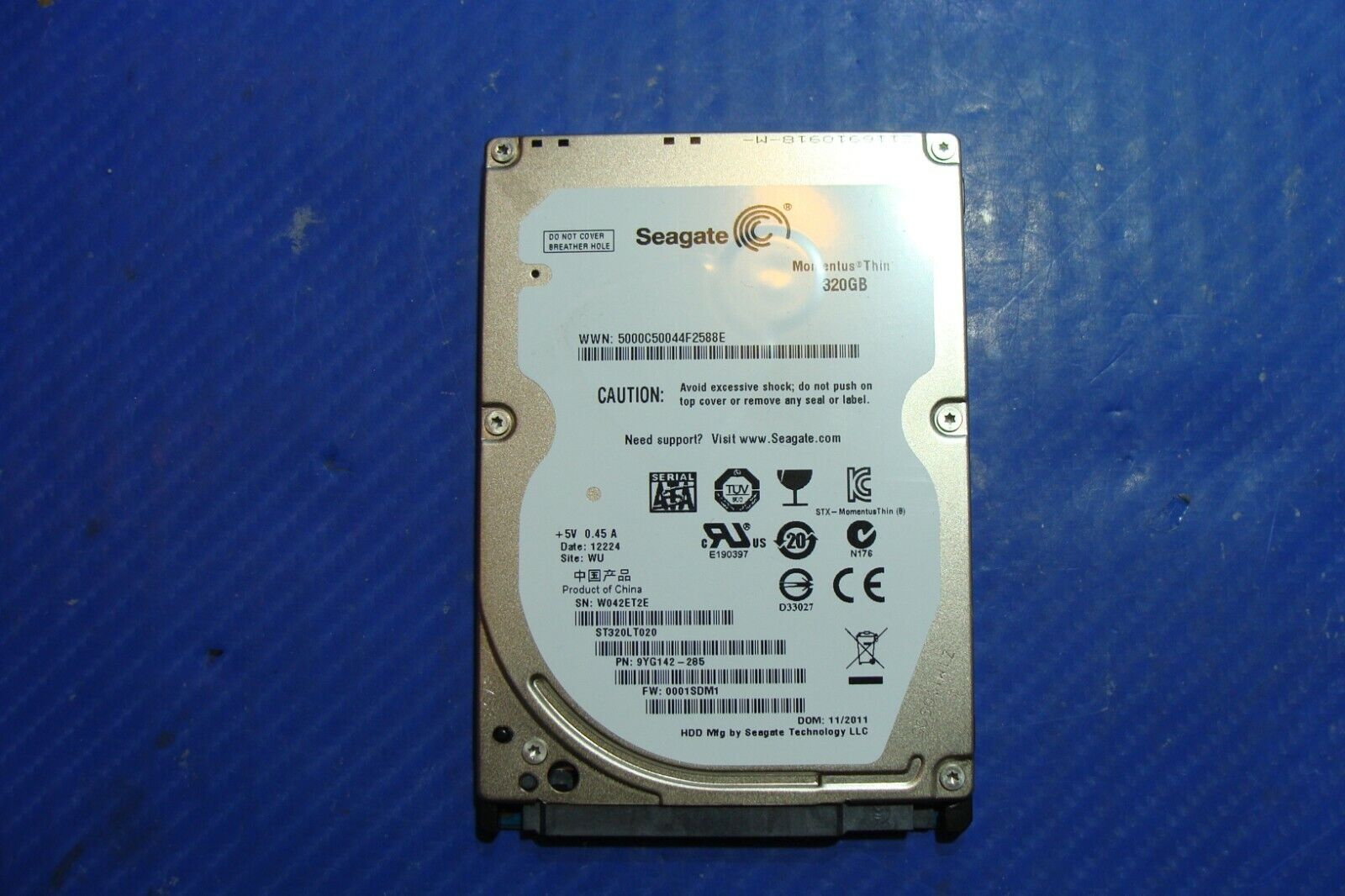 Asus X44H-BBR5 320GB HDD Hard Drive Disk ST320LT020 9YG142-285