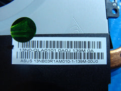 Asus X550EA 15.6" Genuine Laptop CPU Cooling Fan w/Heatsink 13N0-QLA0101