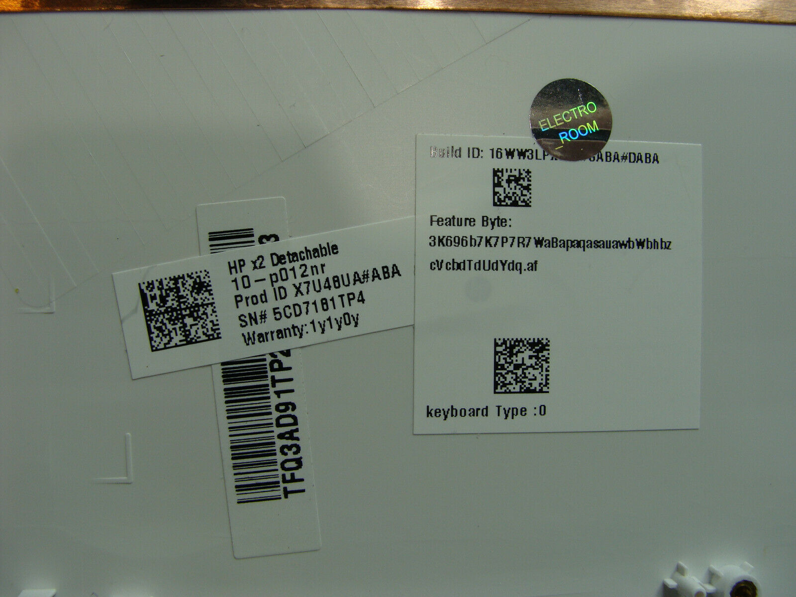 HP Split X2 10-p012nr 10.1