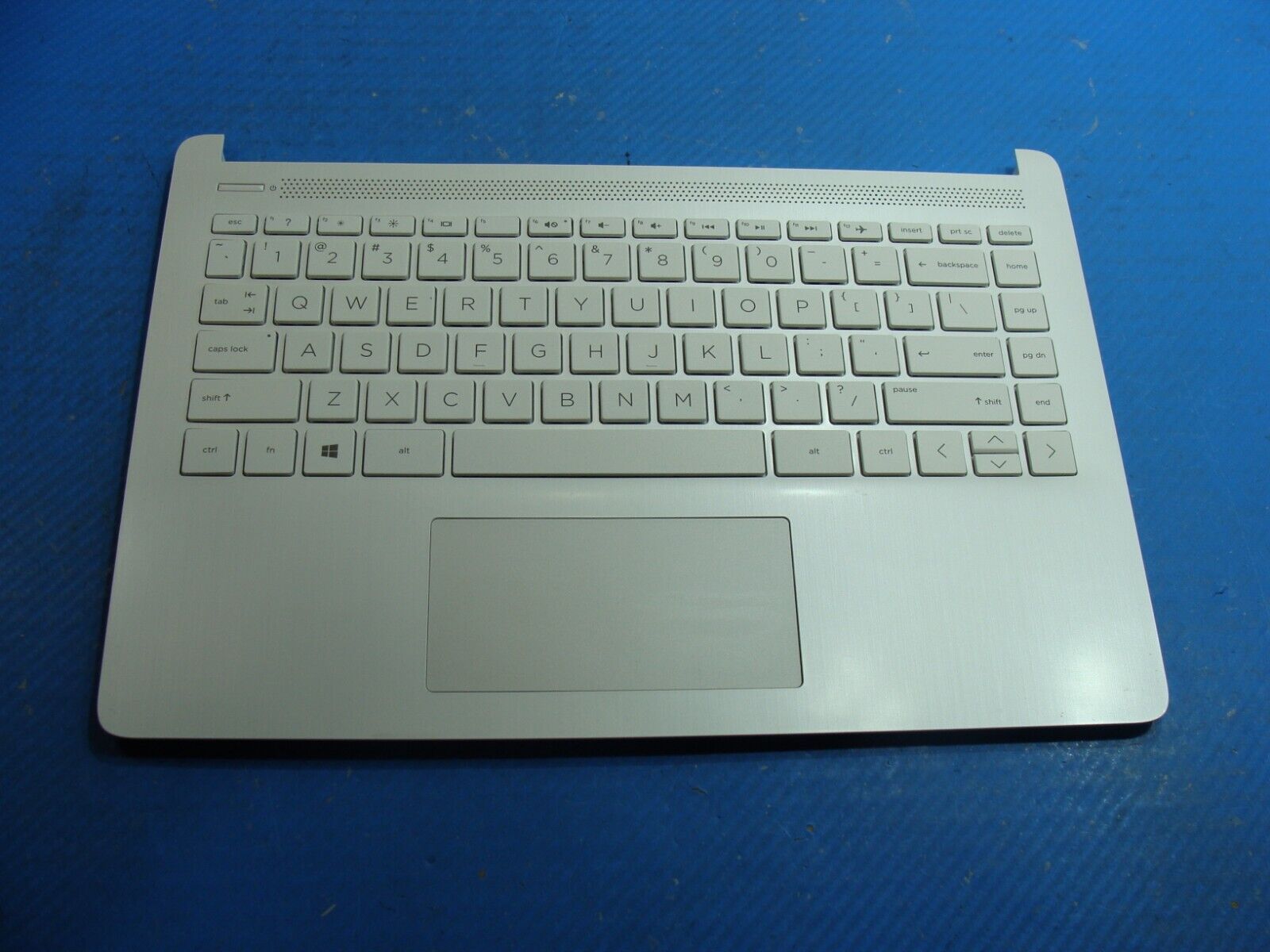HP 14-dq0002dx 14 Genuine Laptop Palmrest w/Touchpad Keyboard Grade A