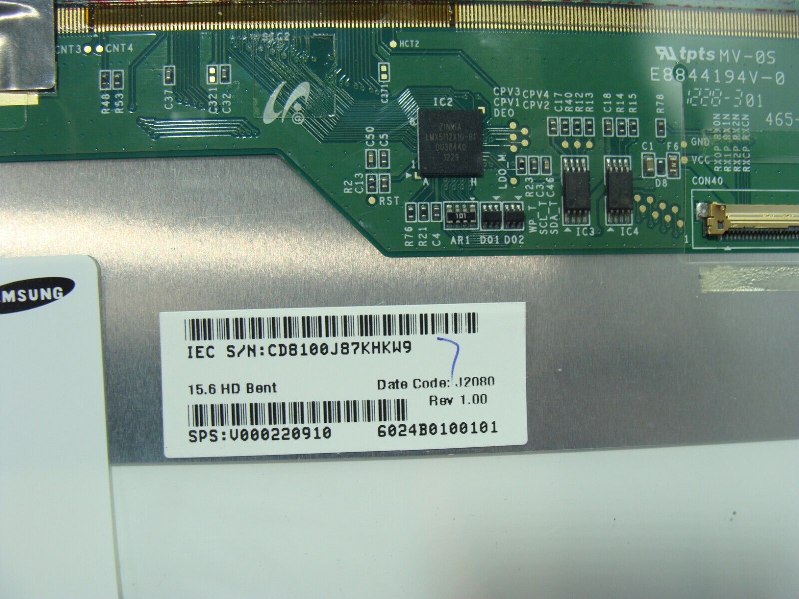 Toshiba Satellite 15.6” L855 OEM Glossy HD Samsung LCD Screen LTN156AT24-T01