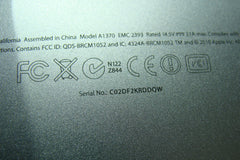 MacBook Air A1370 11" Late 2010 MC505LL/A MC506LL/A Bottom Case 922-9679 #1 Apple