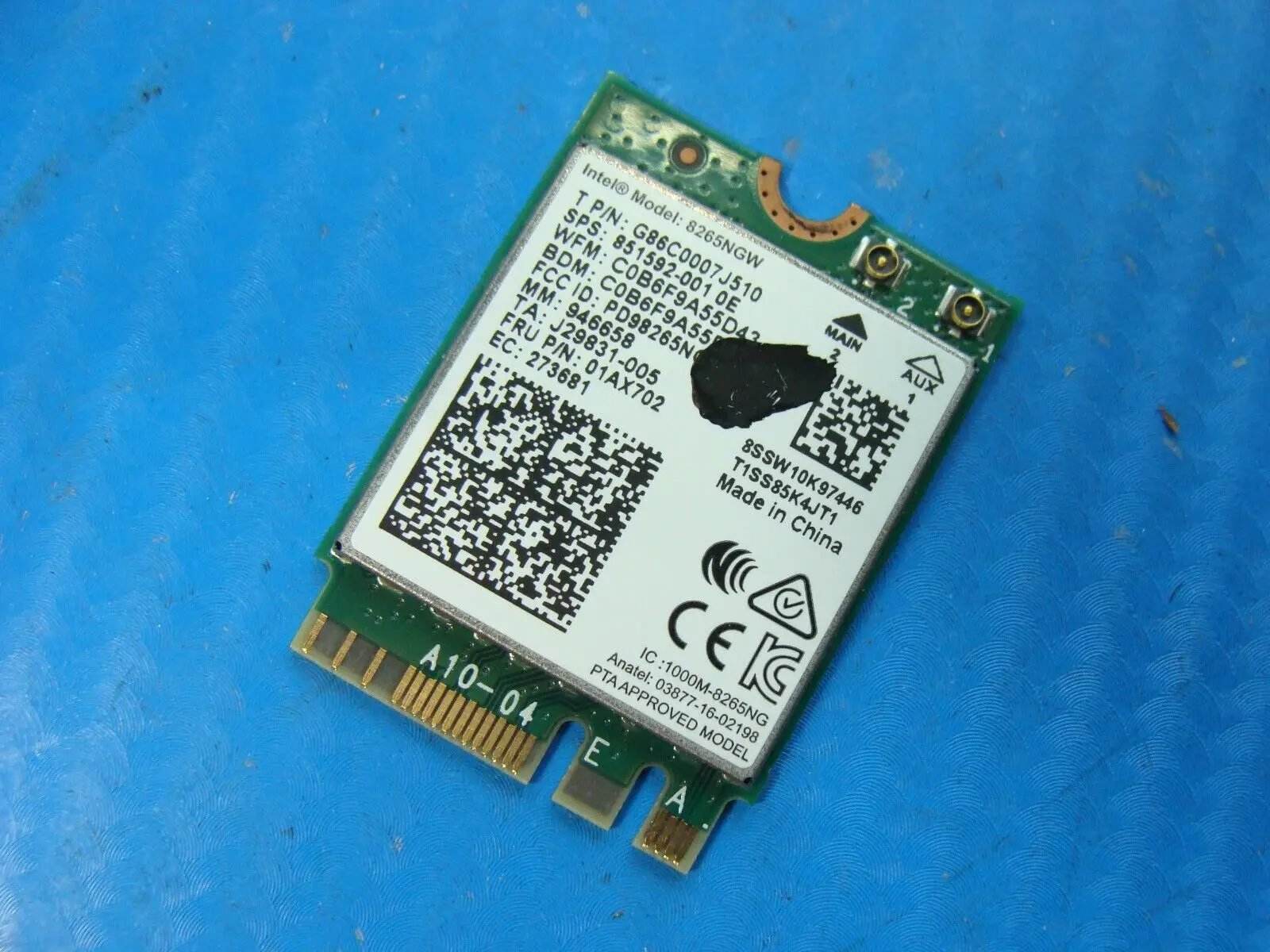 Asus 15.6” Q525UA-BI7T11 Genuine Laptop Wireless WiFi Card 8265NGW 01AX702 - Tested Computer Laptop Parts