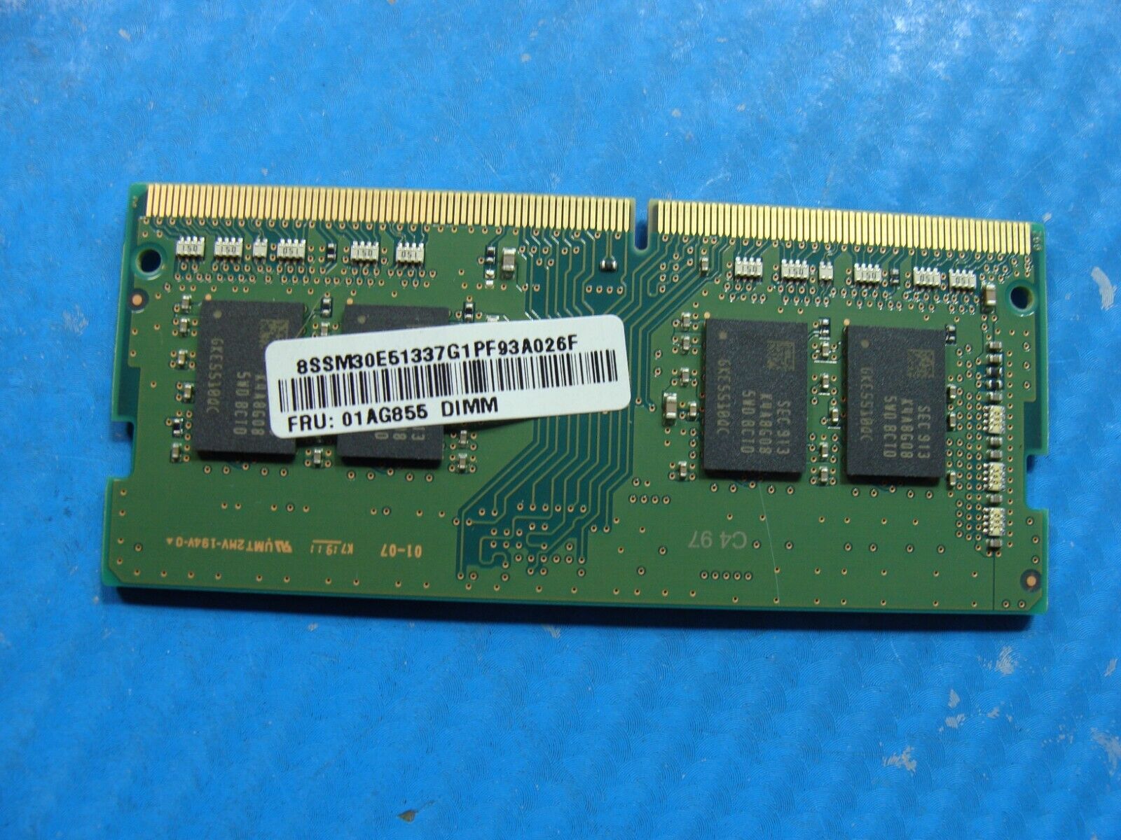 Lenovo E490 Samsung 8GB 1Rx8 PC4-2666V Memory RAM SO-DIMM M471A1K43DB1-CTD