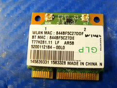 Sony VAIO 14" SVE141190X Genuine Wifi Wireless Card AR5B225 T77H281.11 LF GLP* - Laptop Parts - Buy Authentic Computer Parts - Top Seller Ebay
