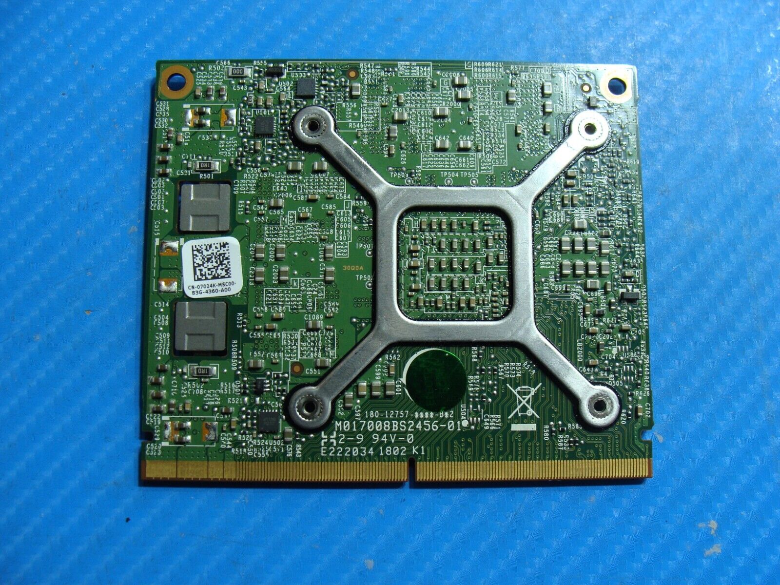 Dell Precision 7520 Nvidia Quadro M2200 4GB Video Graphics Card 7024K