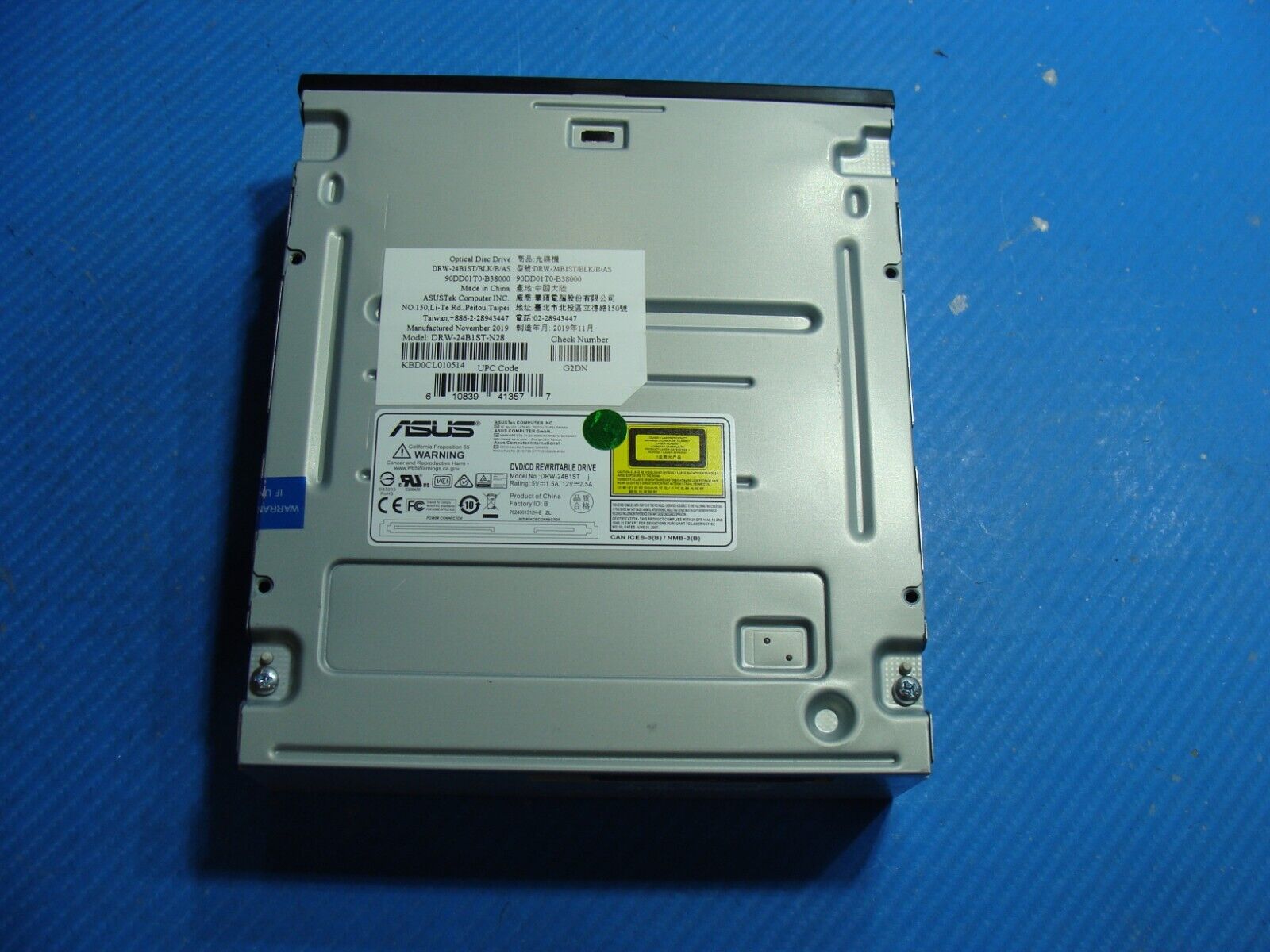 Custom PC Genuine SATA Internal DVD/CD Optical Burner Drive DRW-24B1ST