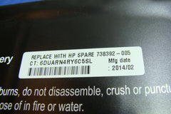 HP Chromebook 14" 14-q010dx Battery 7.5V 51Wh 6750mAh A2304XL 738392-005 GLP* HP