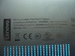 Lenovo Thinkpad X1 Carbon 6th Gen 14" Bottom Case Base Cover AM16R000600