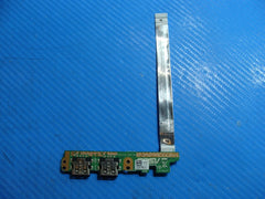Asus VivoBook  15.6" 15 F512DA Genuine Dual USB Board w/Cable 60NB0LY0-IO1010