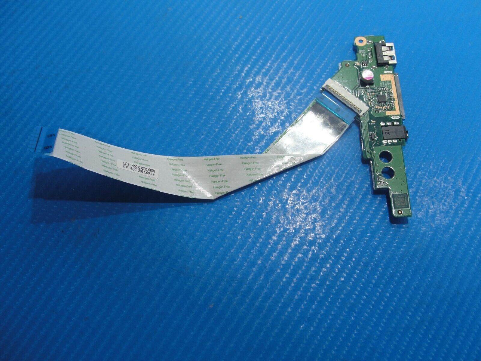 Lenovo IdeaPad Flex 3-1580 USB Audio Card Reader Board w/Cable 448.03N01.0011 - Tested Computer Laptop Parts