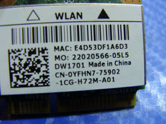 Dell Inspiron 15.6" N5050 Genuine Wireless WiFi Card YFHN7 BCM94313HMGB GLP* Dell