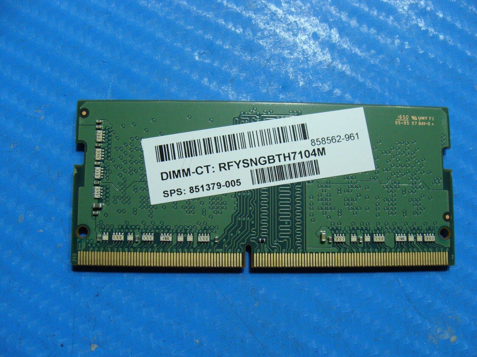 HP 17-x051nr Laptop Samsung 2Gb 1Rx16 Memory PC4-2400T M471A5644EB0-CRC - Tested Computer Laptop Parts
