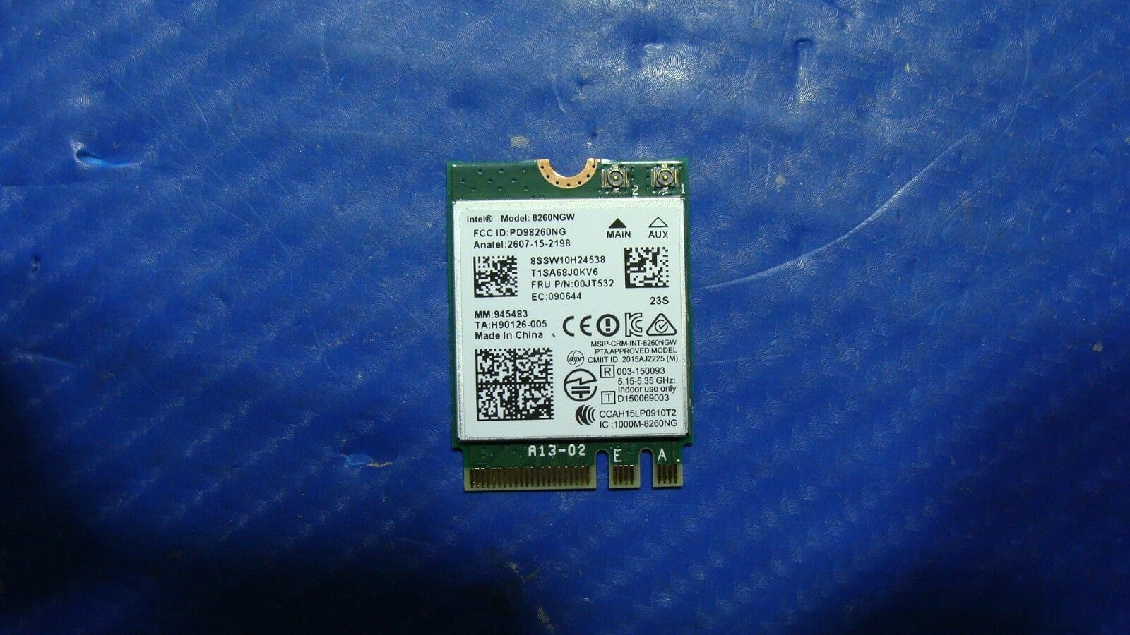 Lenovo ThinkPad T460s 14" Genuine Laptop WiFi Wireless Card 8260NGW 00JT532 - Laptop Parts - Buy Authentic Computer Parts - Top Seller Ebay