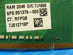 HP 15-ba079dx Laptop Samsung 2GB Memory PC4-2133P-SC0-11 M471A5644EB0-CPB - Tested Computer Laptop Parts