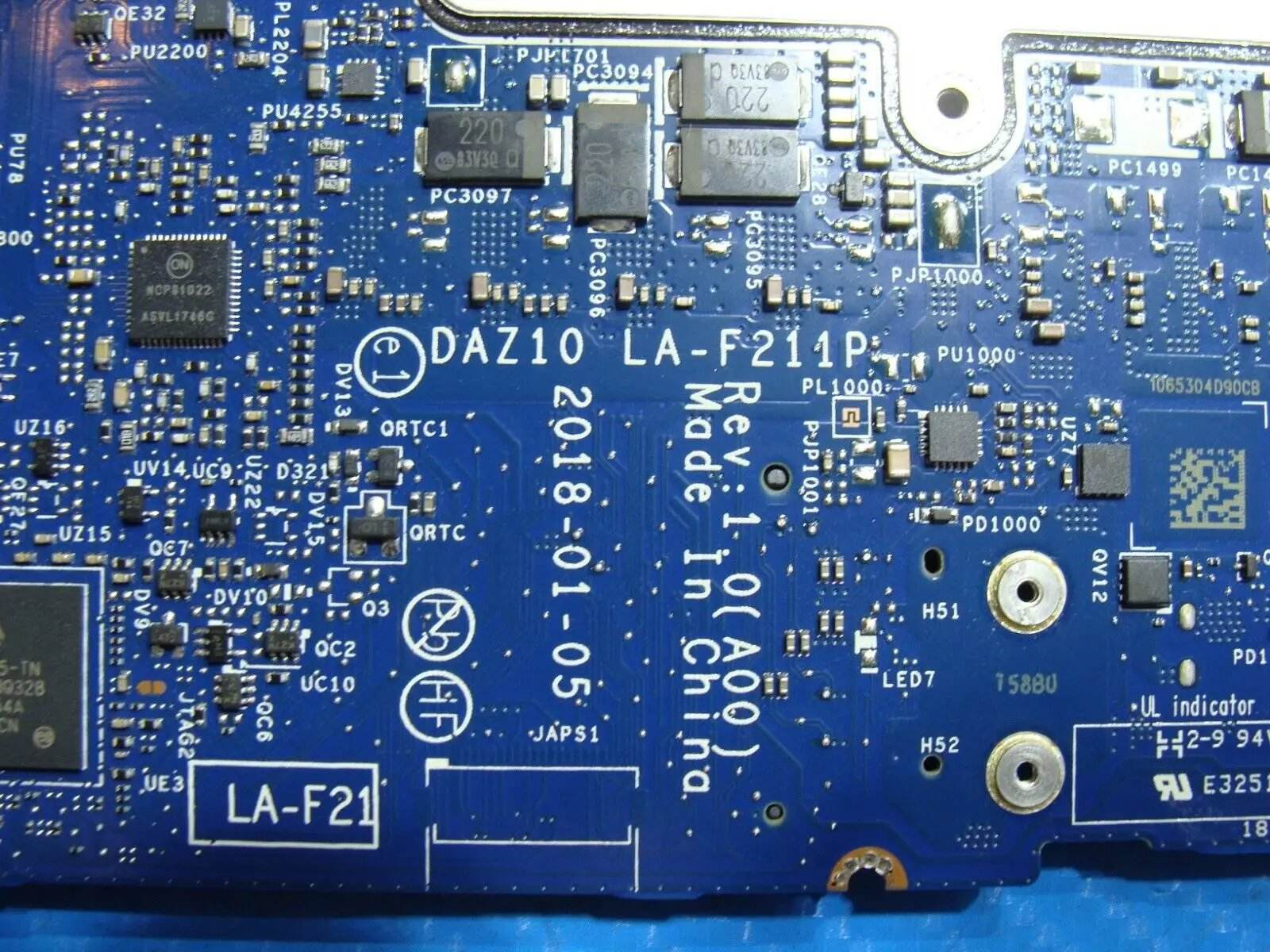 Dell XPS 15 9575 15.6 i7-8706G 3.1GHz 16GB Radeon RX Vega M GL Motherboard M94HV - Tested Computer Laptop Parts