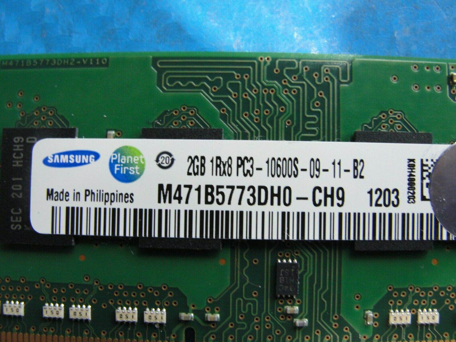 MacBook Pro A1286 Samsung 2Gb Memory Ram So-Dimm pc3-10600s m471b5773dh0-ch9 - Tested Computer Laptop Parts