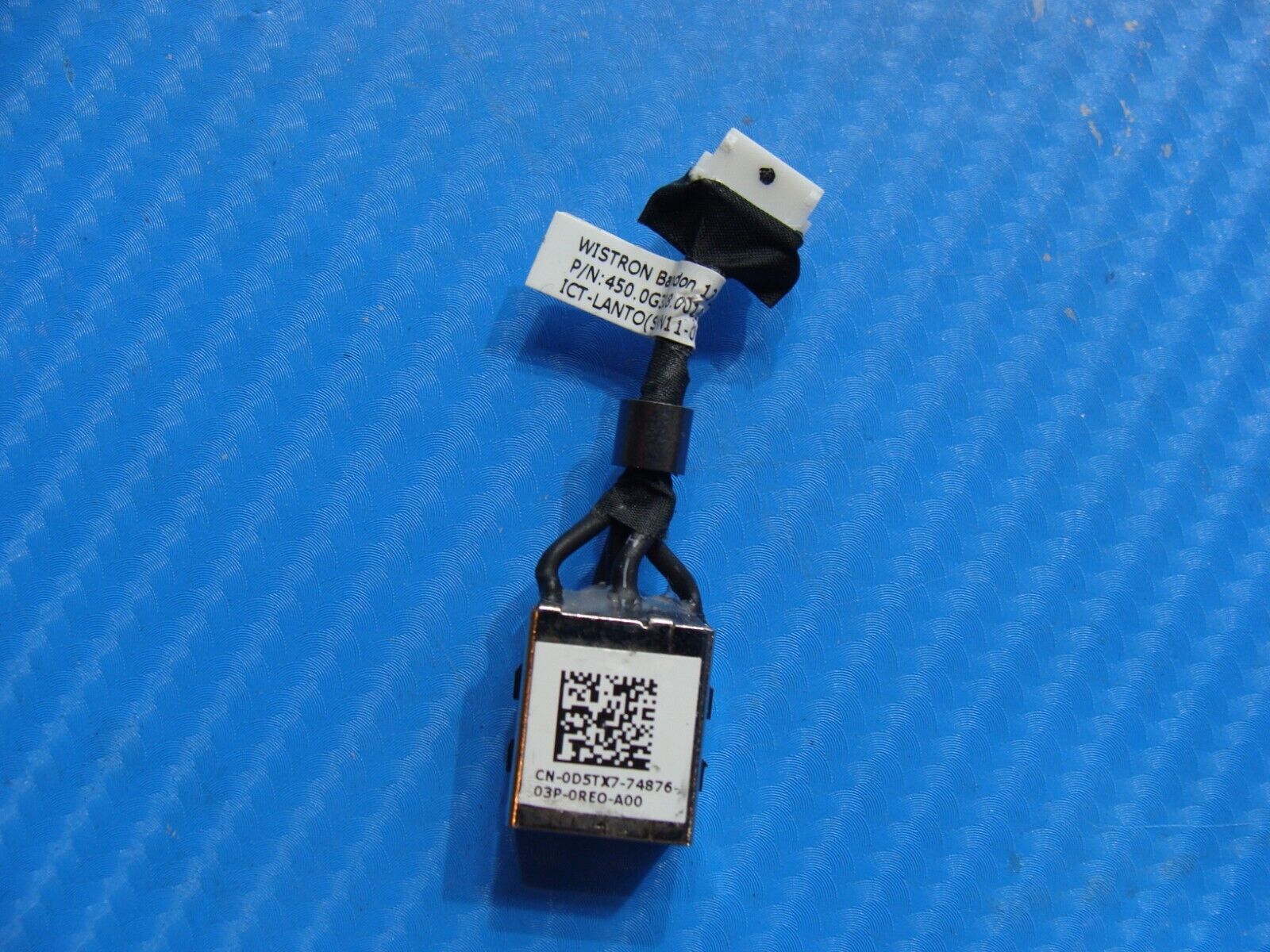 Dell Latitude 13.3” 5300 Genuine DC IN Power Jack w/Cable 450.0G308.0011 D5TX7