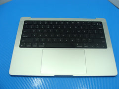 MacBook Pro 14" A2442 Late 2021 MK1H3LL/A OEM Top Case w/Battery Silver GS259295