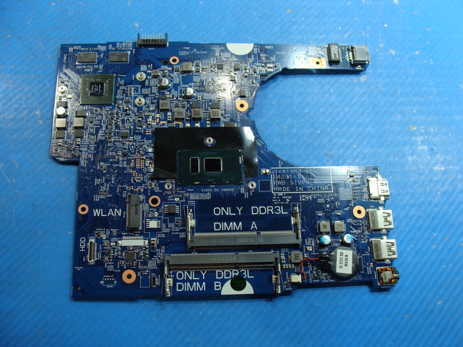 Dell Latitude 3570 15.6 Intel i7-6500U 2.5GHz Motherboard 0KCD9