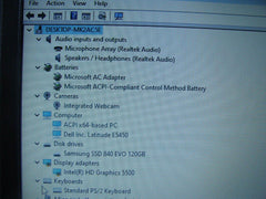Good Working Dell Latitude E5450 Intel i5-5 Gen 2.30GHz 8GB RAM 128GB SSD - Tested Computer Laptop Parts