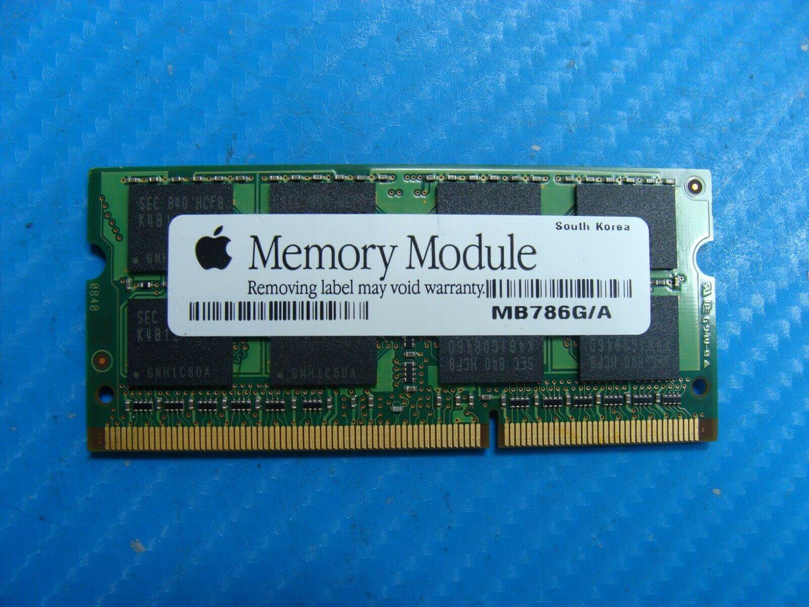 MacBook A1278 Samsung 2GB Memory RAM SO-DIMM PC3-8500S-07-00-F0 M471B5673DH1-CF8 - Tested Computer Laptop Parts