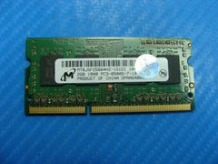 MacBook A1286 Laptop Micron 2GB Memory PC3-8500S-7-10-B1 MT8JSF25664HZ-1G1D1 - Tested Computer Laptop Parts