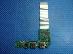 Dell Inspiron 11-3168 11.6" Genuine Audio Jack Dual USB Board w/Cable MH4F6 #1 Dell