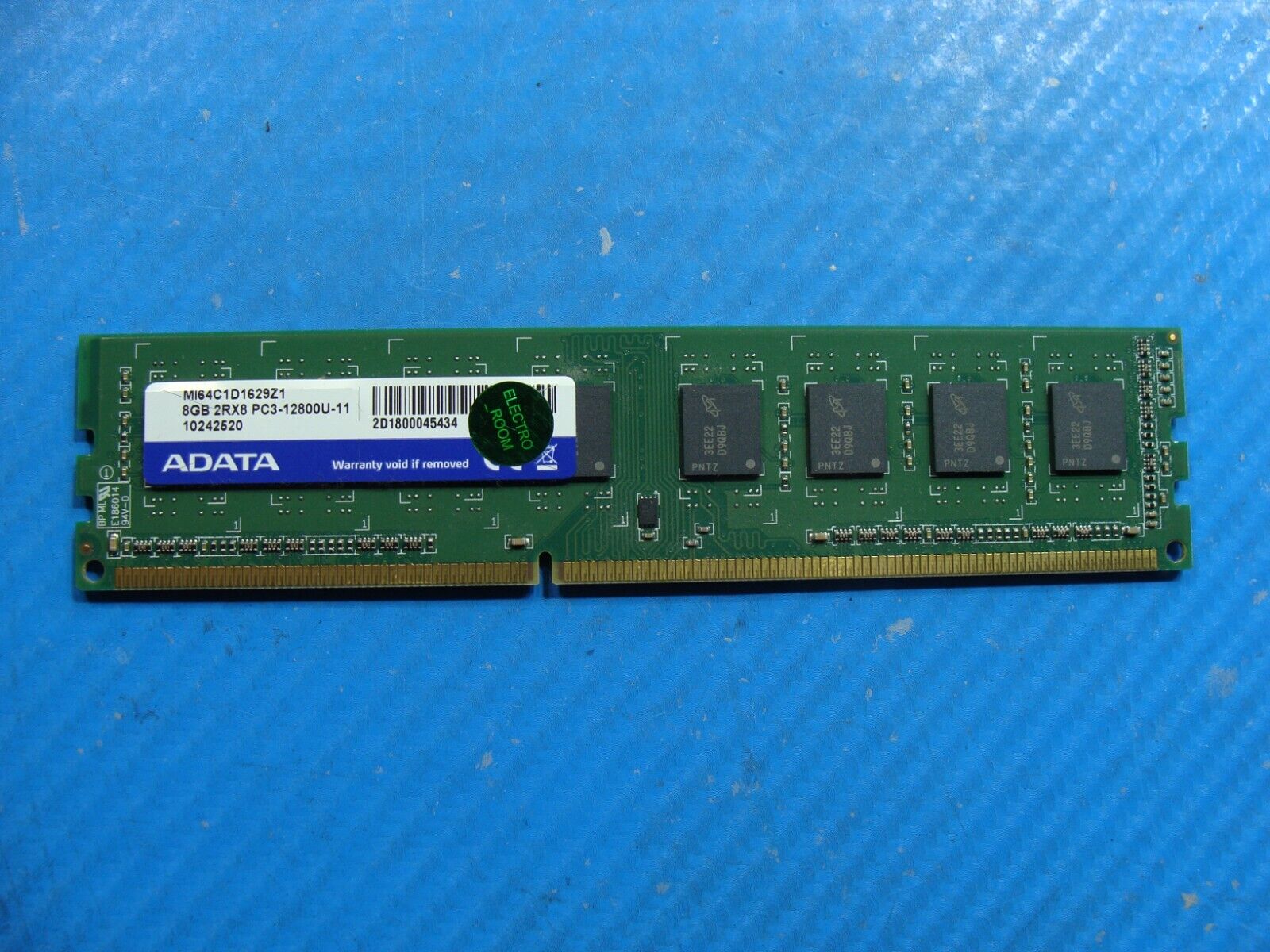 Asus G10AC-US011S ADATA 8GB 2Rx8 PC3-12800U UDIMM Memory RAM MI64C1D1629Z1