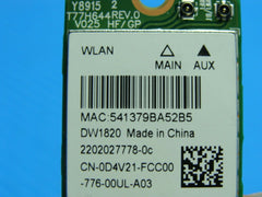Dell Latitude 3580 15.6" Genuine Laptop Wireless WiFi Card QCNFA344A D4V21 Dell