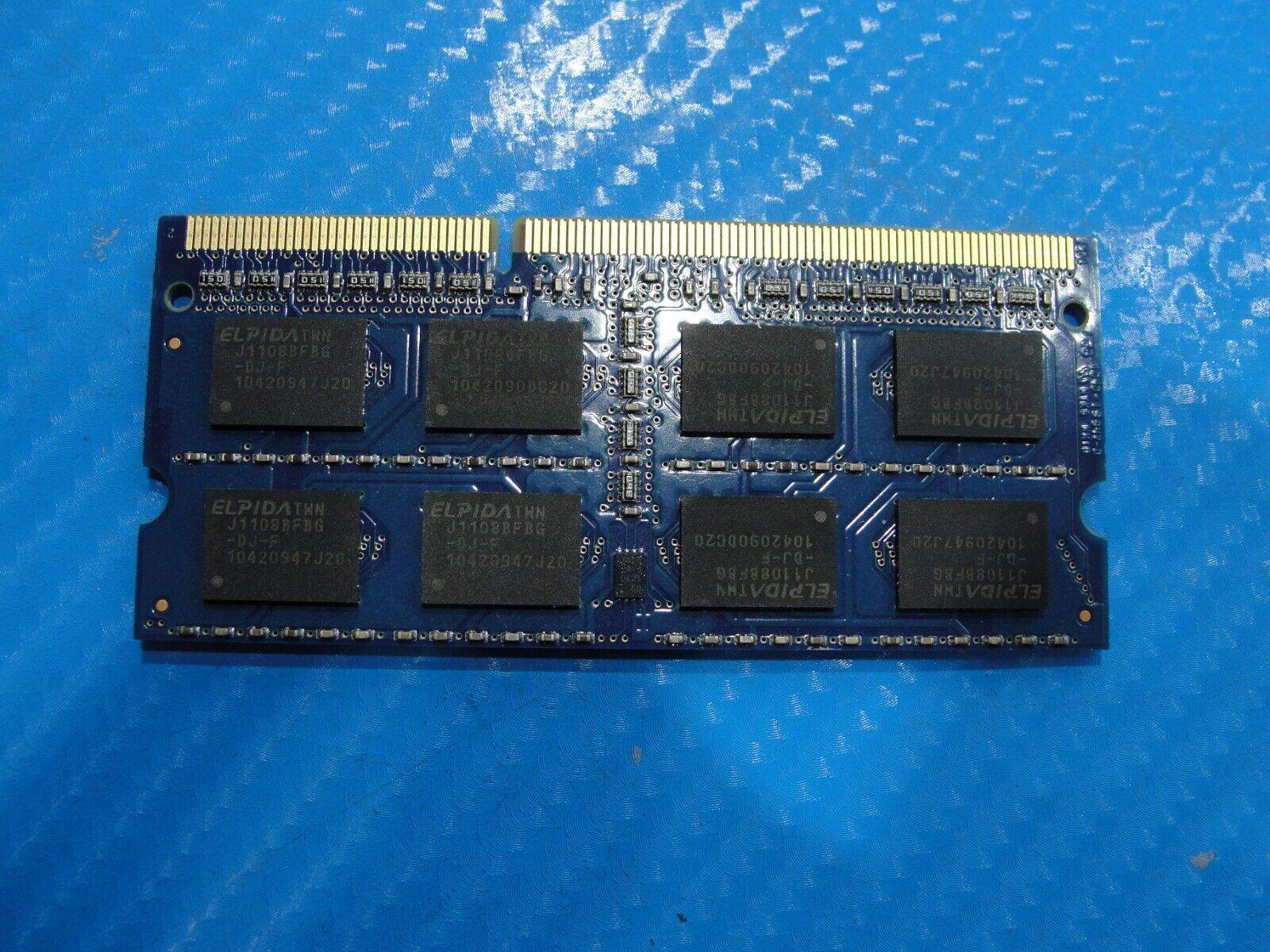 Asus N53S Elpida 2Gb 2Rx8 Memory Ram So-Dimm PC3-10600S EBJ21UE8BFU0-DJ-F - Tested Computer Laptop Parts