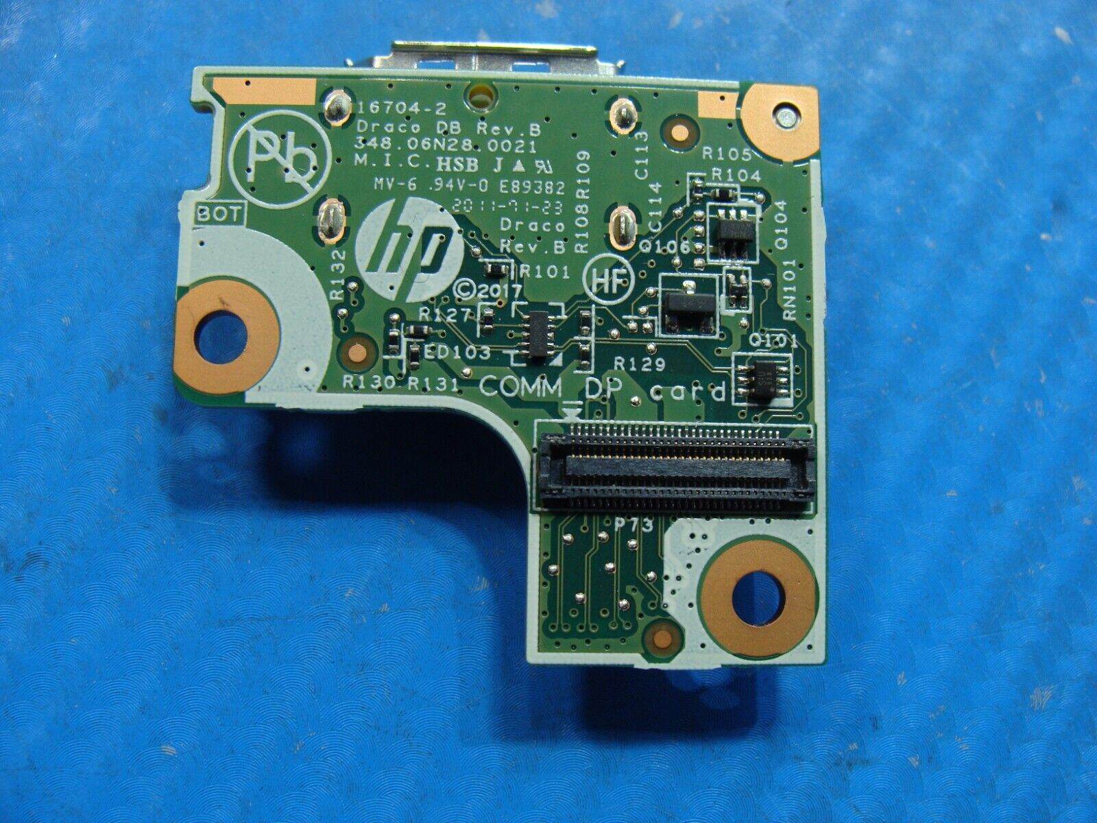 HP EliteDesk 800 G5 MFF Desktop Display Port Option Board 906315-001 - Tested Computer Laptop Parts