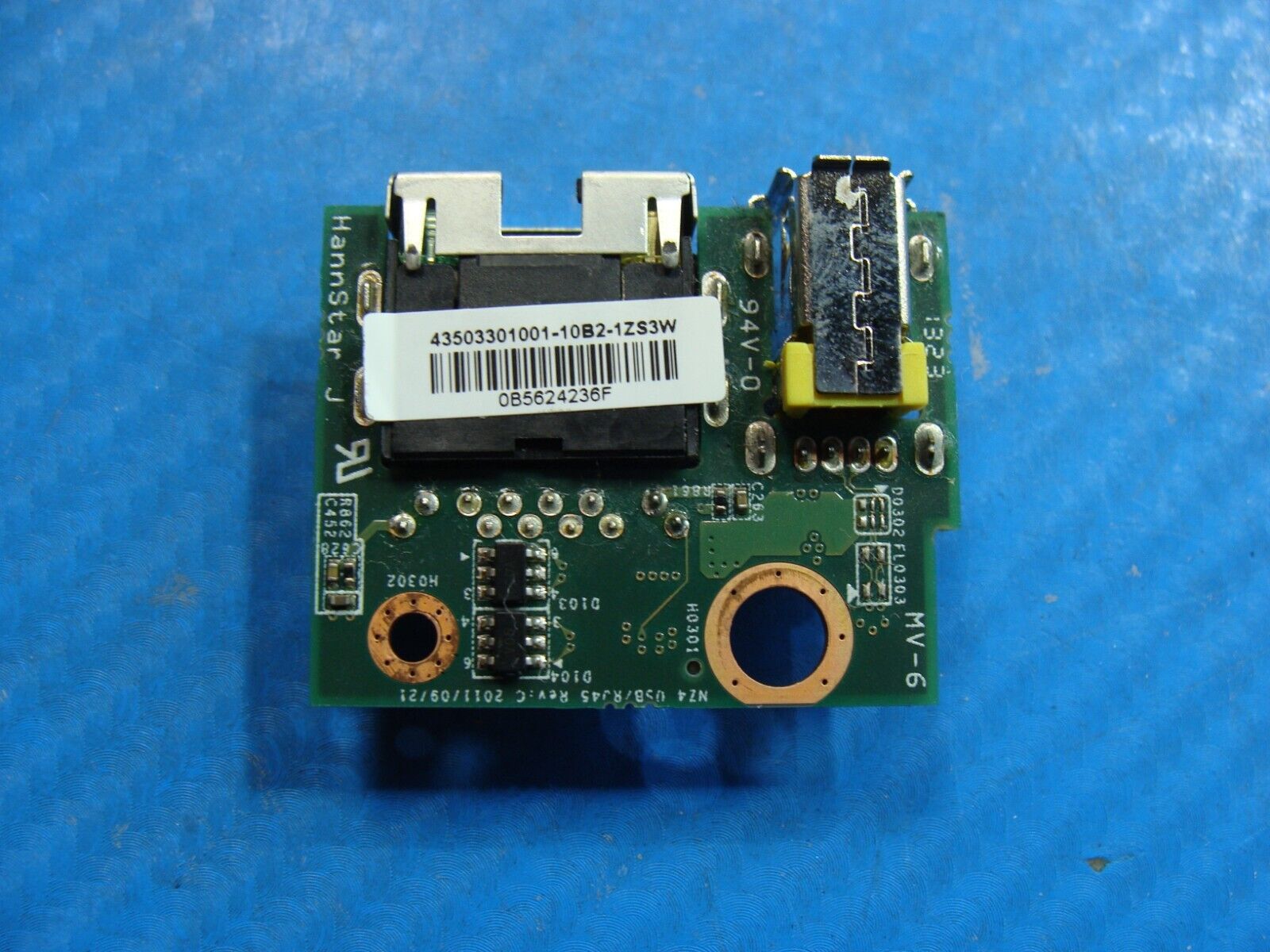 Lenovo ThinkPad T430 14 Genuine USB RJ45 Ethernet LAN Port Board 0B562423
