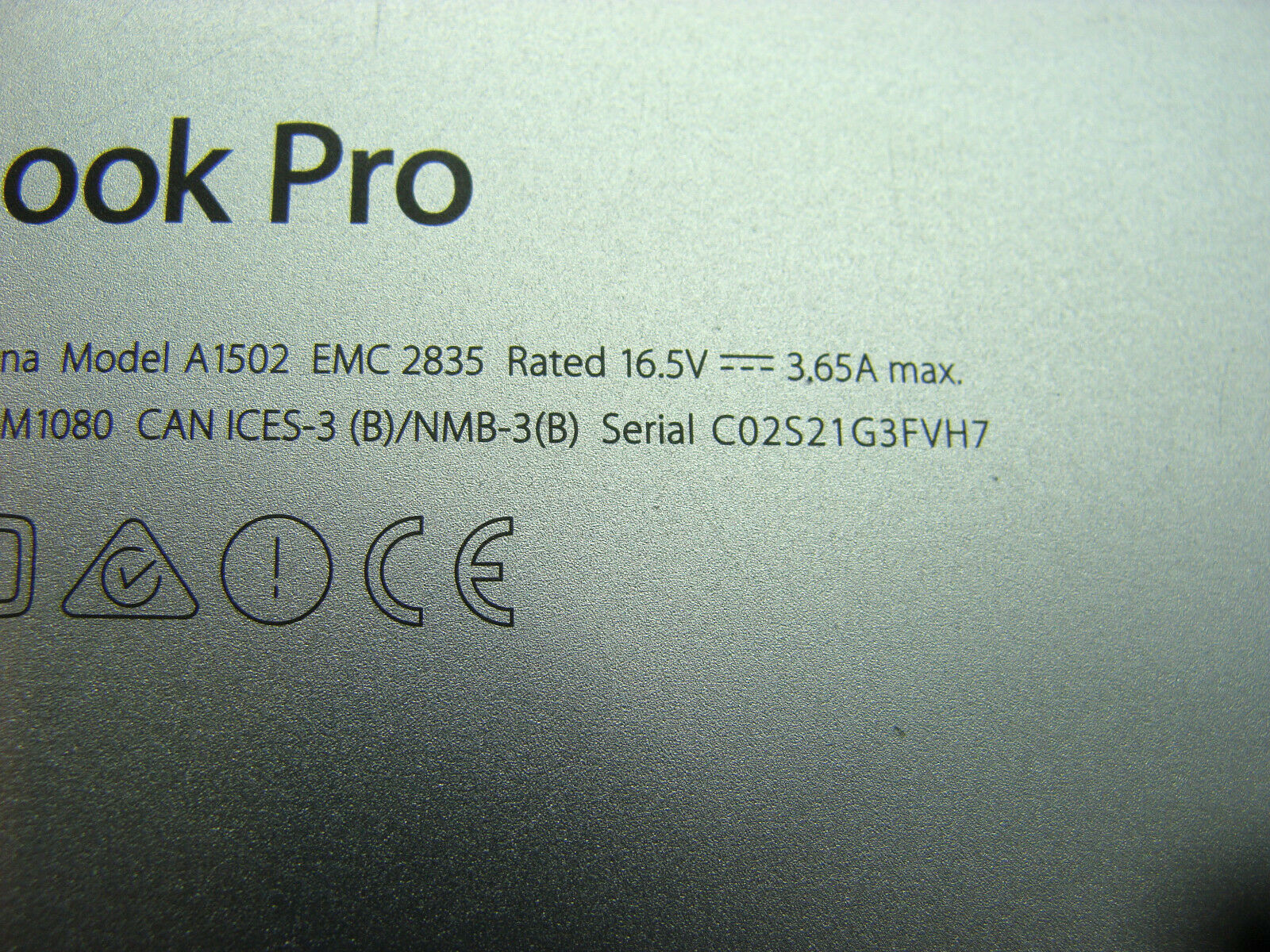 MacBook Pro A1502 13