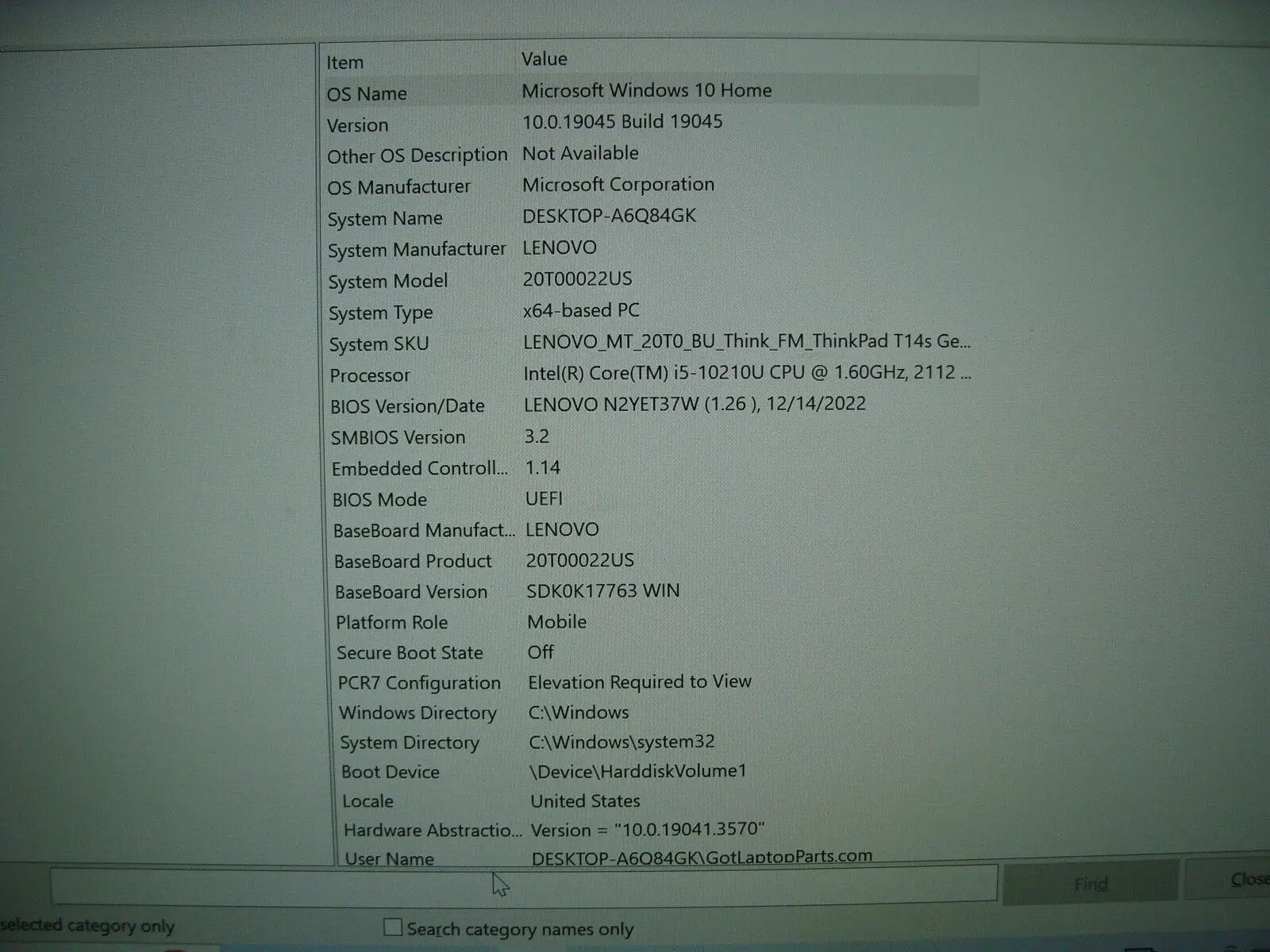 5G in WRTY Lenovo ThinkPad T14 Gen 1 Intel i5-10210U 1.60GHz 8GB RAM 512GB SSD