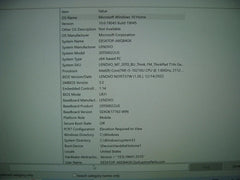 5G in WRTY Lenovo ThinkPad T14 Gen 1 Intel i5-10210U 1.60GHz 8GB RAM 512GB SSD