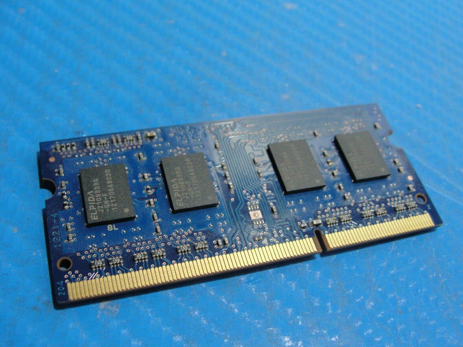 MacBook Pro A1278 SODIMM Elpida 2GB Memory PC3-12800S-11-10-B2 EBJ20UF8BDU0-GN-F - Tested Computer Laptop Parts