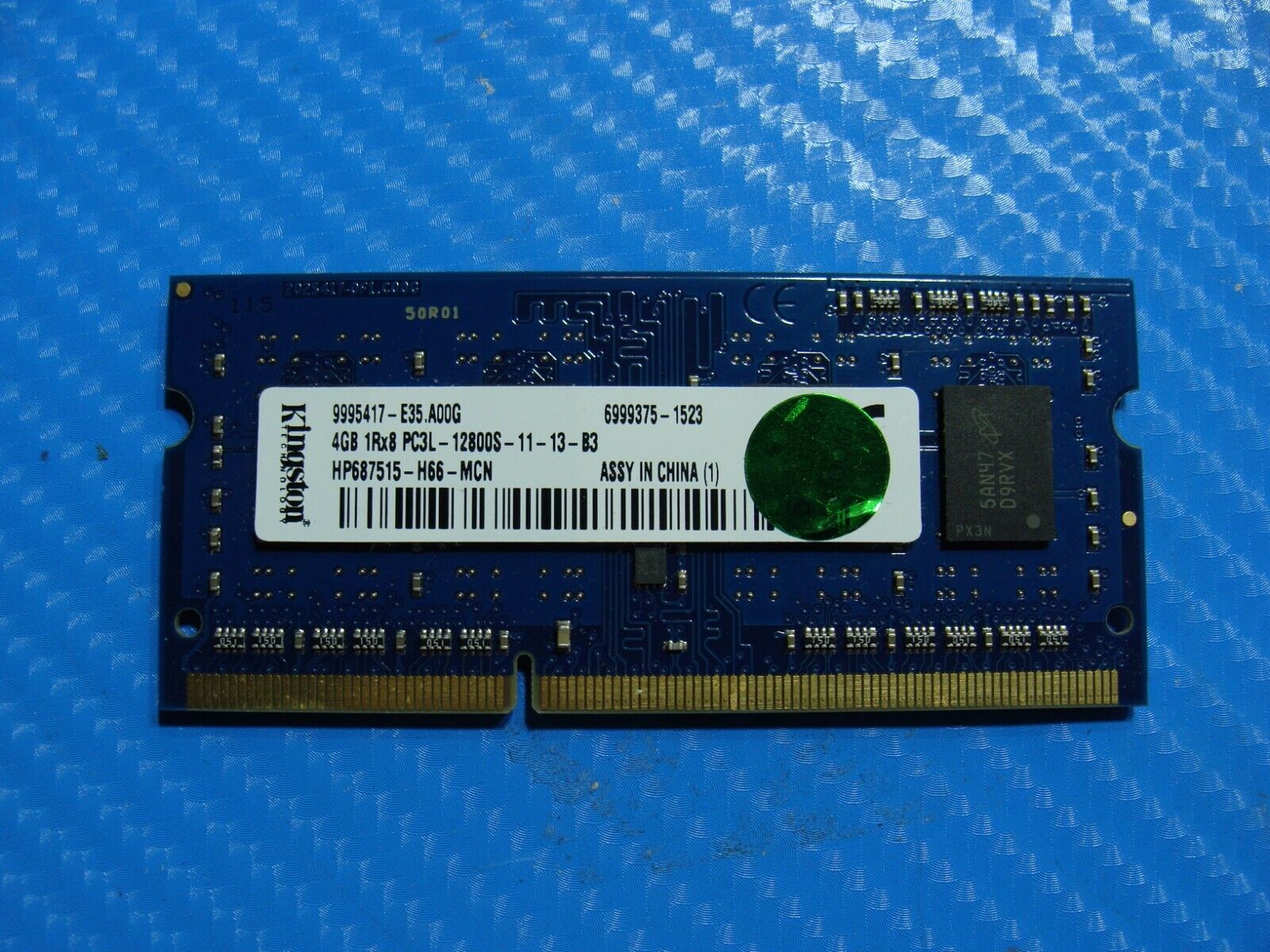 HP 15-f211wm Kingston 4Gb Memory Ram So-Dimm PC3L-12800S HP687515-H66-MCN