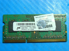HP 2000-210US Micron SO-DIMM RAM Memory 2GB PC3-10600S MT8JSF25664HZ-1G4D1 - Tested Computer Laptop Parts