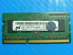 MacBook Pro A1286 Micron 2GB SO-DIMM RAM Memory PC3-8500S MT8JSF25664HZ-1G1D1 - Tested Computer Laptop Parts