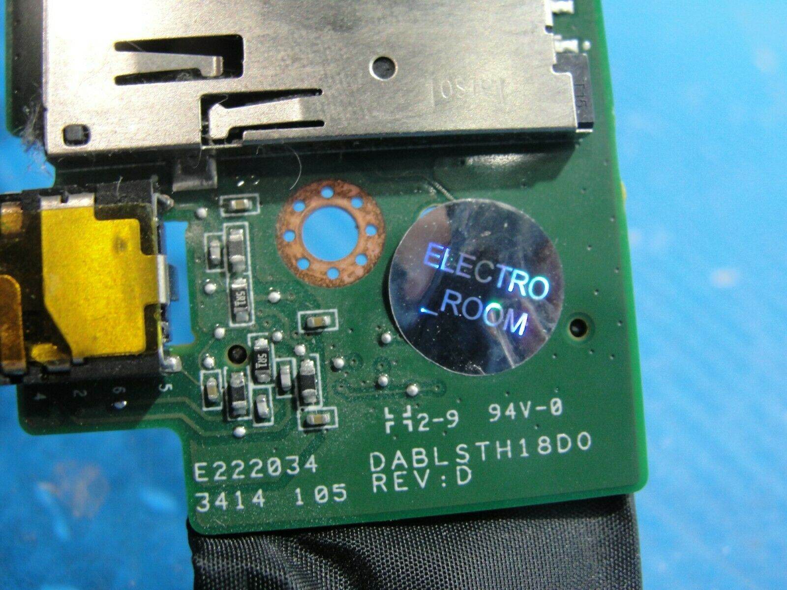 Toshiba Satellite Radius P55W-B5224 USB Card Reader Board w/Cable DABLSTH18D0 - Tested Computer Laptop Parts