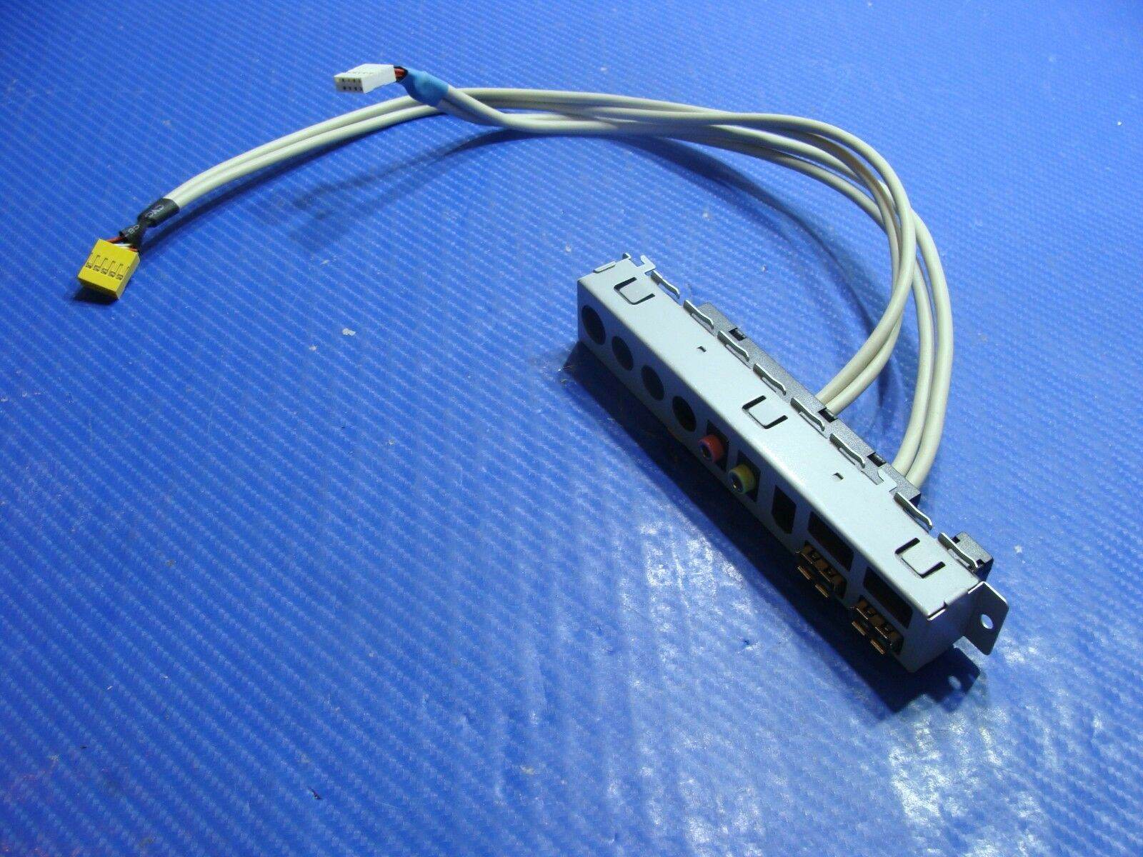 HP Pavilion P6245F Desktop OEM USB Audio I/O Ports Panel 505073-001 w/Cable ER* - Tested Computer Laptop Parts
