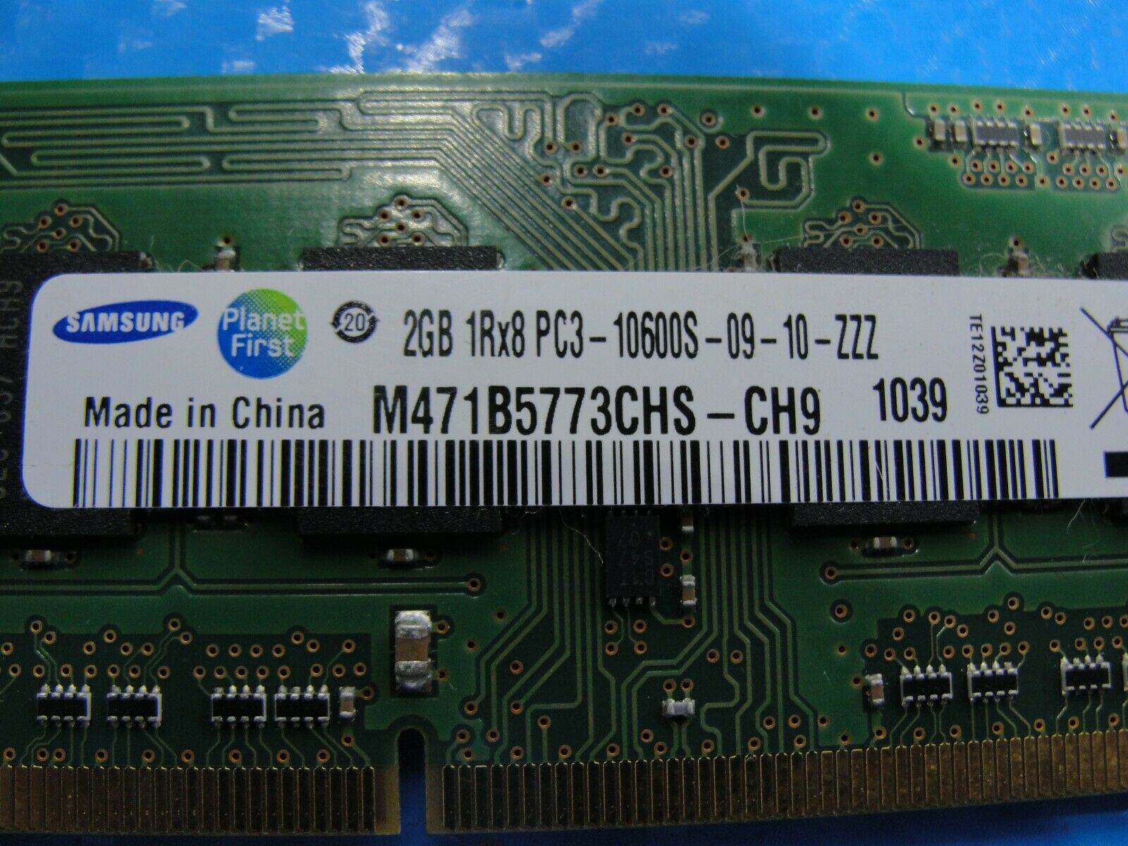 Toshiba L655D-S5159 Samsung 2GB PC3-10600S Memory RAM SO-DIMM M471B5773CHS-CH9 - Tested Computer Laptop Parts