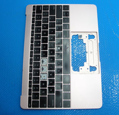 MacBook A1534 12" 2017 MNYM2LL/A Top Case w/Keyboard Rose Gold 661-06796 as is 