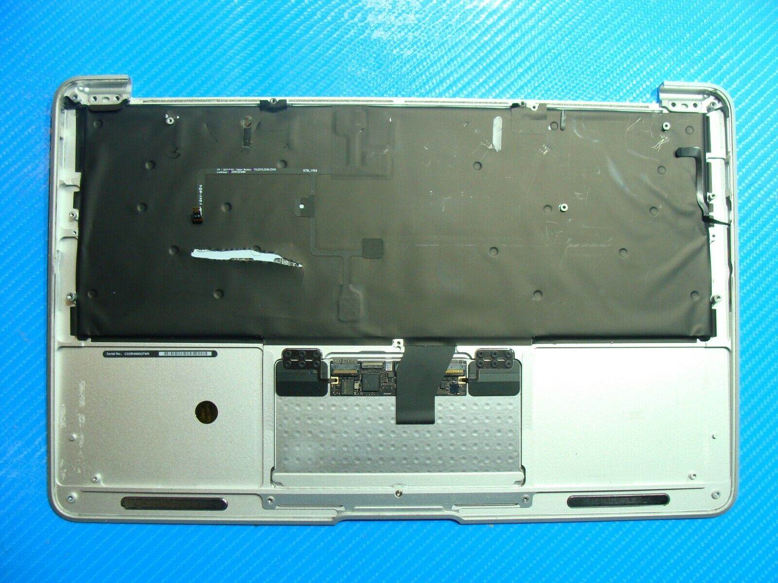 MacBook Air A1465 2015 MJVM2LL/A MJVP2LL/A Top Case Palmrest w/Keyboard 661-7473 - Tested Computer Laptop Parts