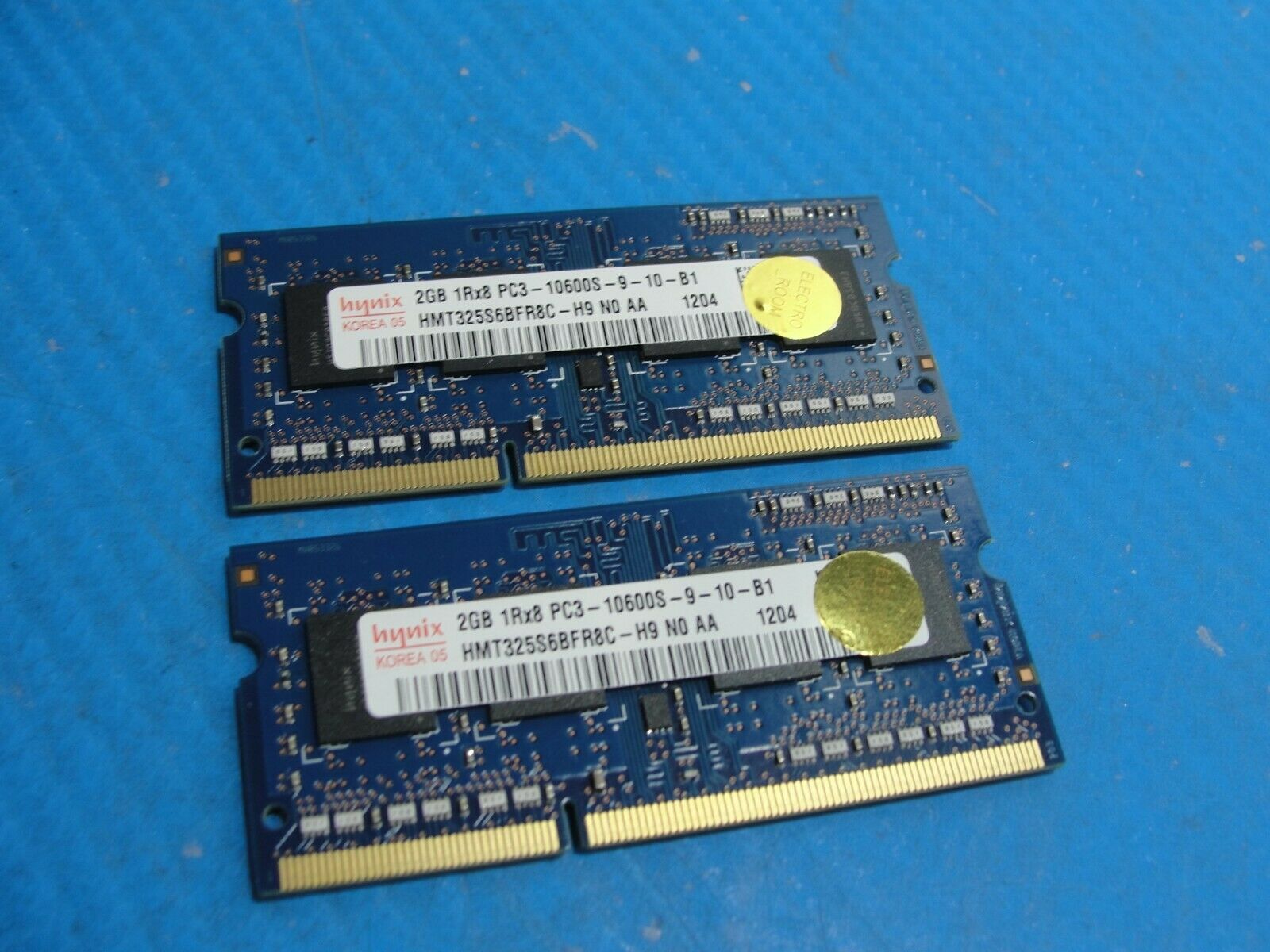 MacBook Pro A1286 Laptop Hynix 2GB x2 Memory PC3-10600S-9-10-B1 HMT325S6BFR8C-H9 - Laptop Parts - Buy Authentic Computer Parts - Top Seller Ebay