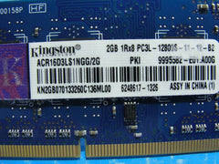 Acer M5-583P-6637 Kingston 2GB PC3L-12800S SO-DIMM Memory RAM ACR16D3LS1NGG/2G - Tested Computer Laptop Parts