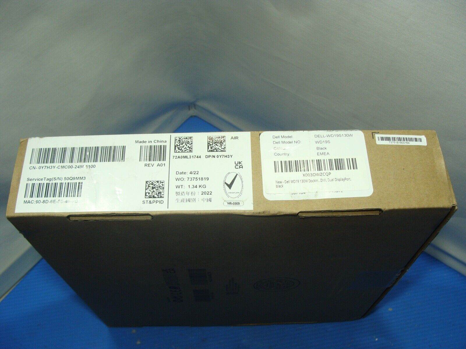 2 Year WRTY OB Dell Dock WD19S 130W Premium Power Delivery Universal Docking St - Tested Computer Laptop Parts