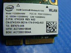 Dell Inspiron N5110 15.6" Genuine WiFi Wireless Card 11230BNHMW 7KGX9 ER* - Laptop Parts - Buy Authentic Computer Parts - Top Seller Ebay